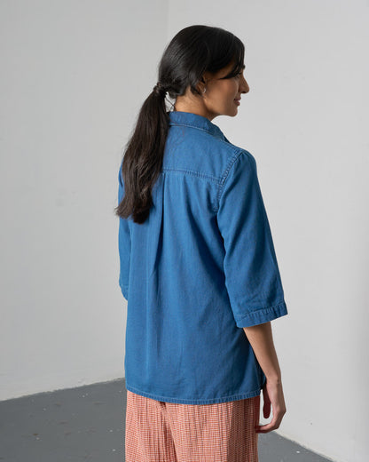 Betty Tunic - Textured Denim