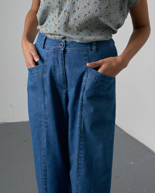 Lorren Trousers - Denim