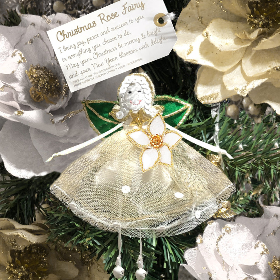 Christmas Rose Fairy